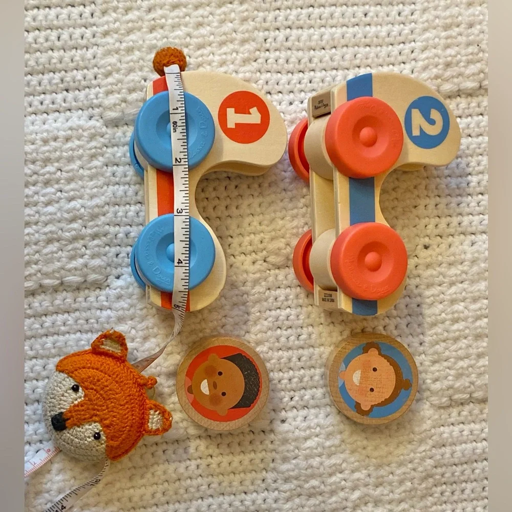 Melissa & Doug GO Tots Wooden Race Cars